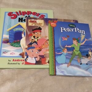 Disney Peter Pan and Jake Book Collection - Green, Blue, Red